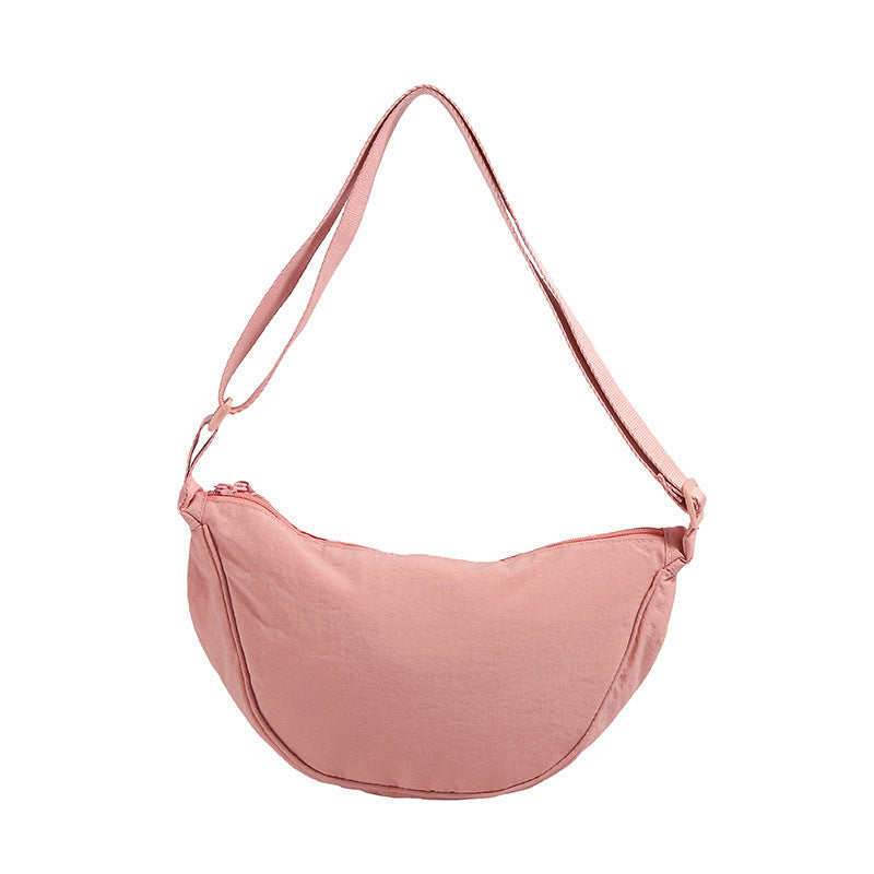 Women's Large Capacity PU Nylon Crossbody Bag | Adjustable Casual Shoulder Bag