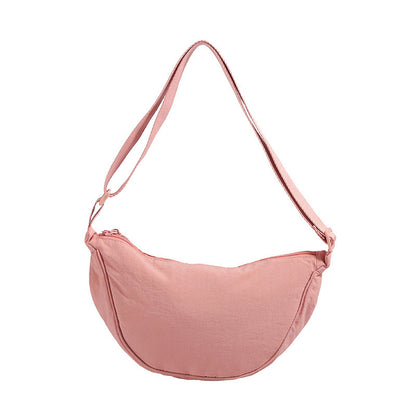 Women's Large Capacity PU Nylon Crossbody Bag | Adjustable Casual Shoulder Bag