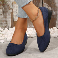 Women's Pointed Toe Wedge Shoes | Casual Slip-On Loafers