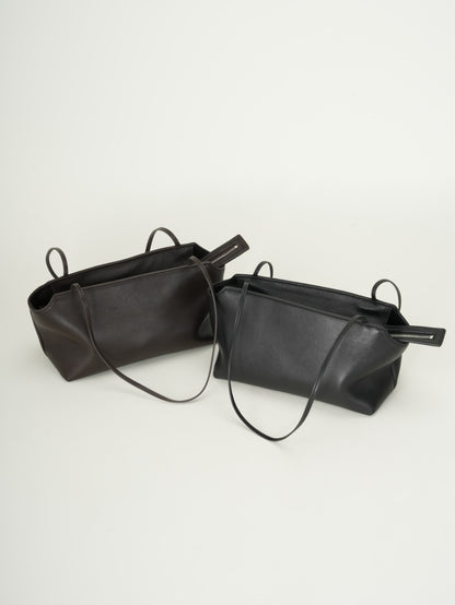 Women's Leather Underarm Shoulder Bag | Soft Structured Handbag