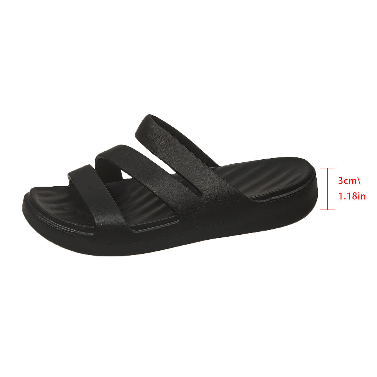 Women's Casual Beach Flat Slippers | Lightweight Rubber Flip Flops