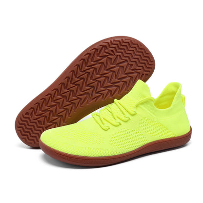 Men's Lightweight Knit Sneakers | Rubber Sole Casual Walking Shoes