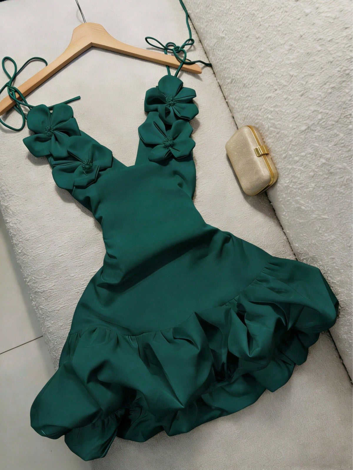 Women's Floral Spaghetti Strap Holiday Dress | Sleeveless Casual Midi Dress