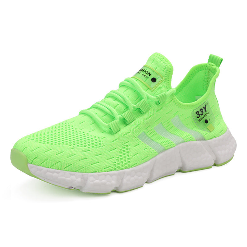 Men's Knit Lightweight Running Sneakers | EVA Sole Athletic Shoes