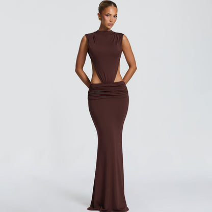 Women's Ruched Bodycon Mini Dress | Sleeveless Fitted Casual Summer Dress