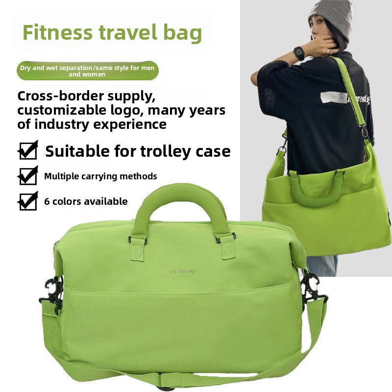 Large Capacity Oxford Gym Travel Bag | Expandable 36-55L Duffel