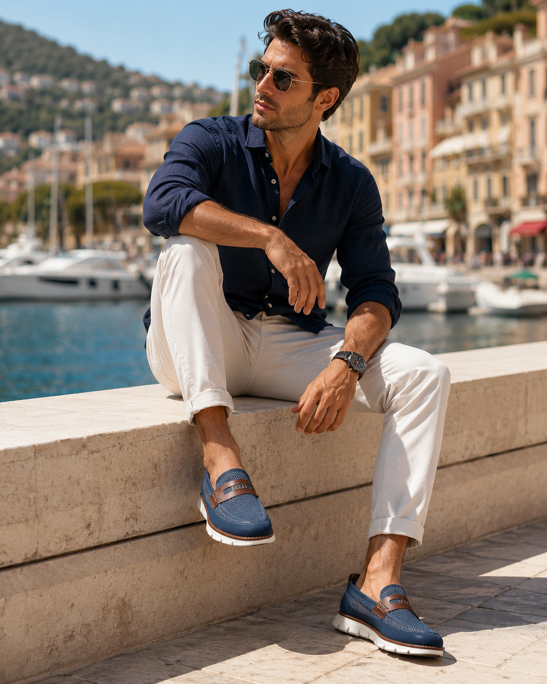 Men's Mesh Knit Loafers | Lightweight Casual Slip-On Shoes