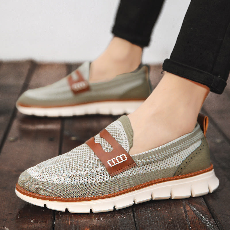 Men's Mesh Knit Loafers | Lightweight Casual Slip-On Shoes