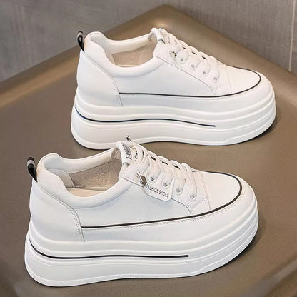 Women's Platform Sneakers | Breathable Mesh Cross-Strap Shoes