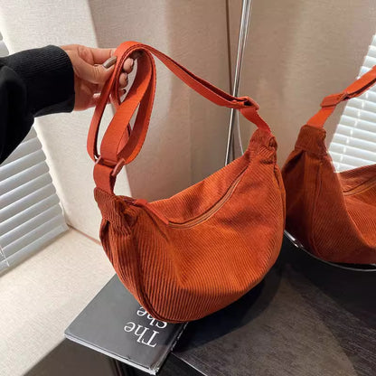 Women's Large Capacity PU Nylon Crossbody Bag | Adjustable Casual Shoulder Bag
