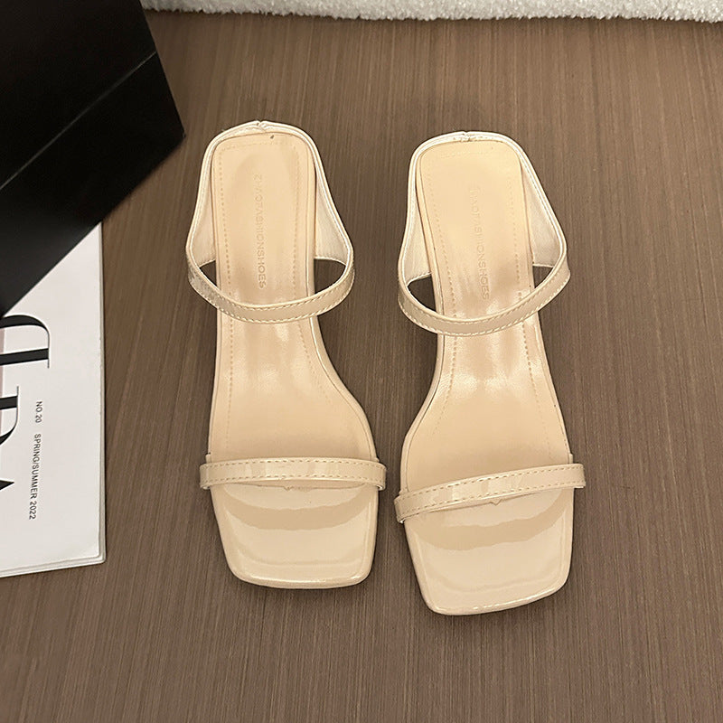 Women's Knit Stiletto Sandals | Pointed Toe High Heel Dress Shoes