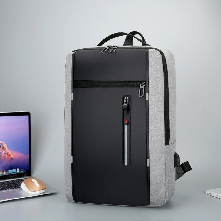 Oxford Fabric 3-Piece Laptop Backpack Set | USB Charging Travel Bag