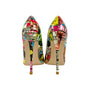 Women's Graffiti Stiletto Pumps | Pointed Toe High Heel Dress Shoes