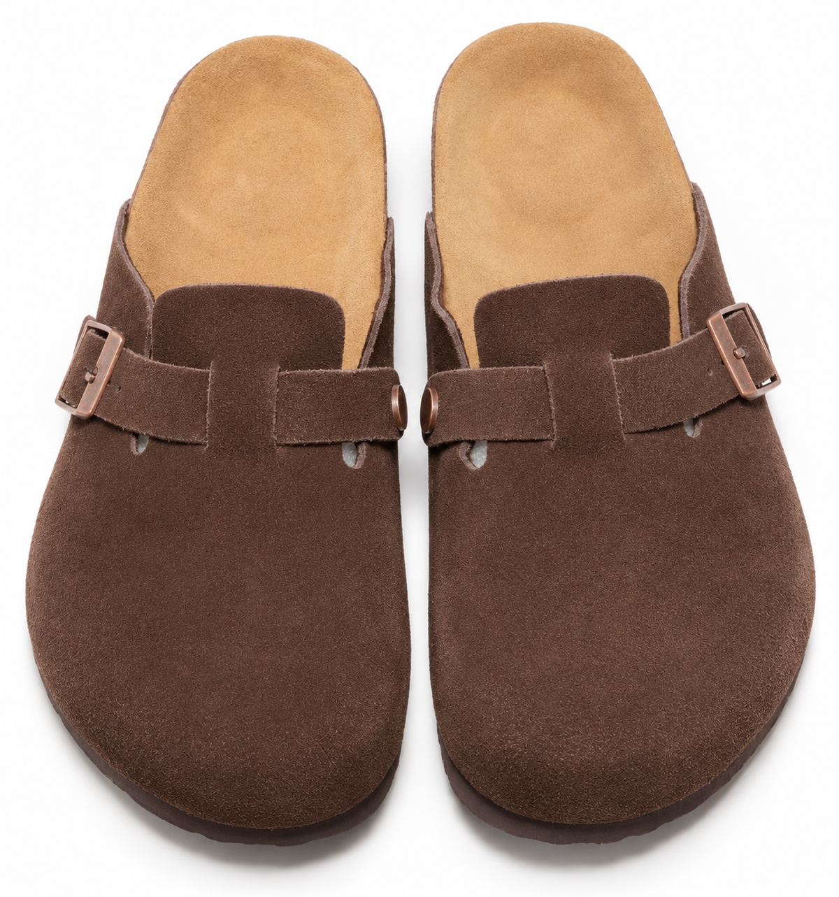 AuraX Slipper Shoes — Bao Tou Coffee Blue studio product image