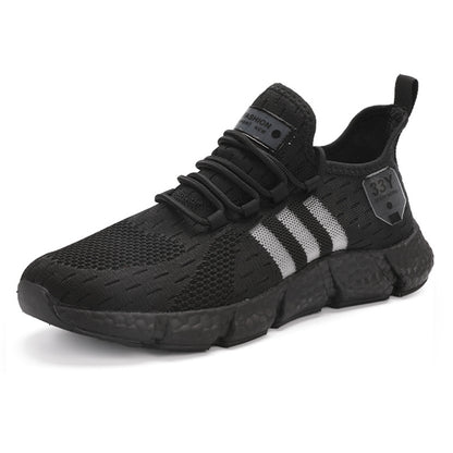 Men's Knit Lightweight Running Sneakers | EVA Sole Athletic Shoes