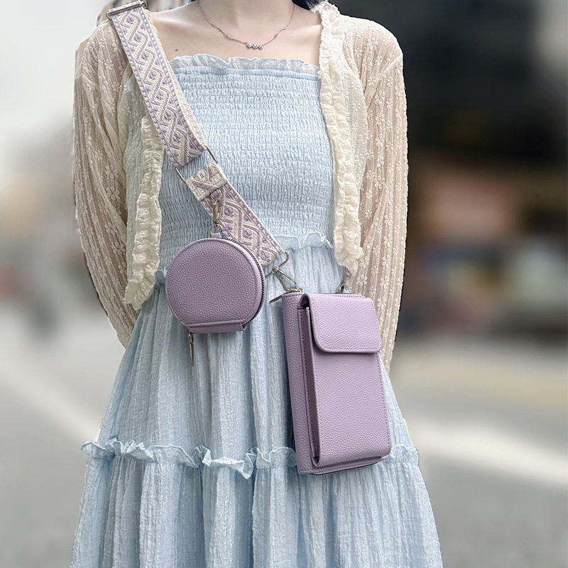 Women's PU Crossbody Wallet Bag | Multi-Compartment Phone Purse