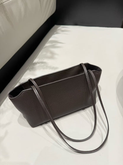 Women's Leather Underarm Shoulder Bag | Soft Structured Handbag