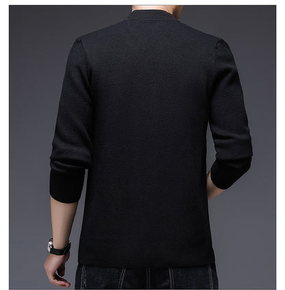 Supplier image for Men's Non-Iron Knit Cardigan