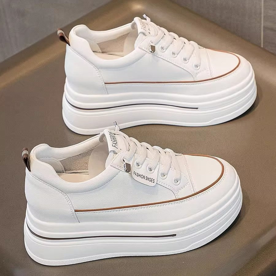 Women's Platform Sneakers | Breathable Mesh Cross-Strap Shoes