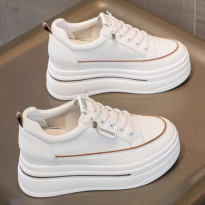 Women's Platform Sneakers | Breathable Mesh Cross-Strap Shoes