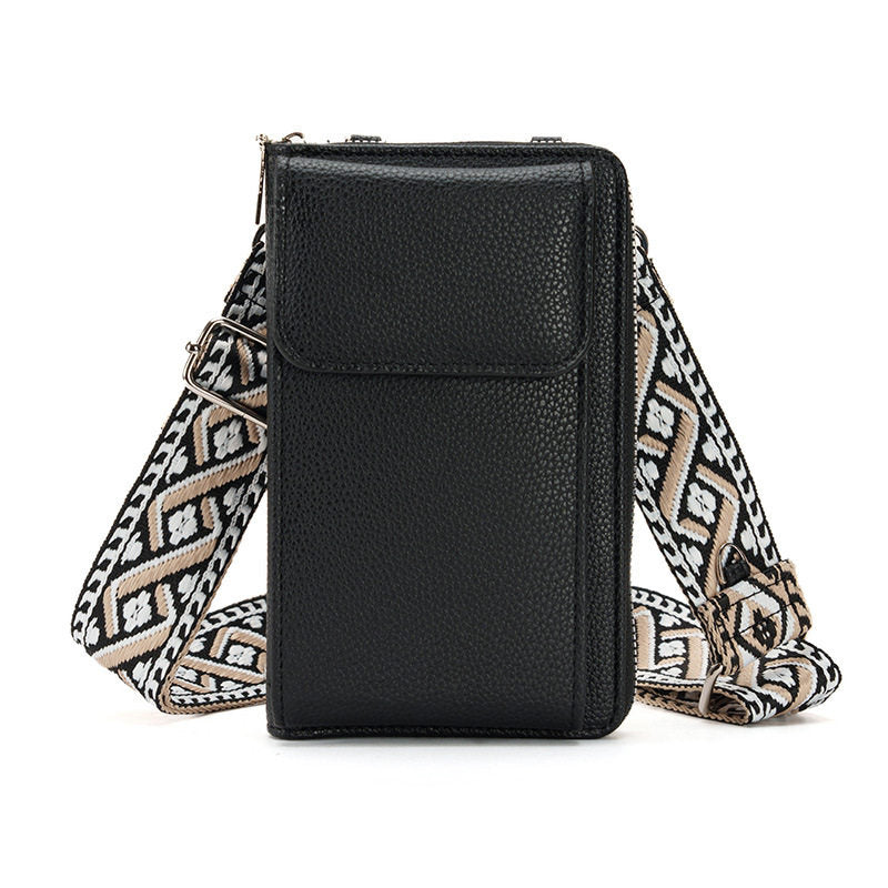Women's PU Crossbody Wallet Bag | Multi-Compartment Phone Purse
