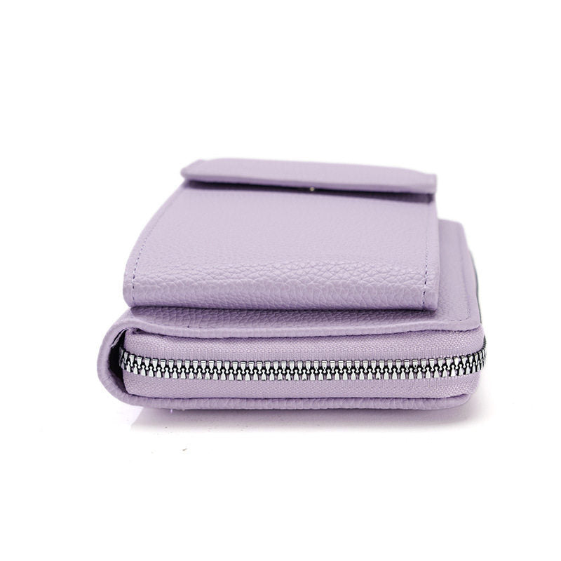 Women's PU Crossbody Wallet Bag | Multi-Compartment Phone Purse