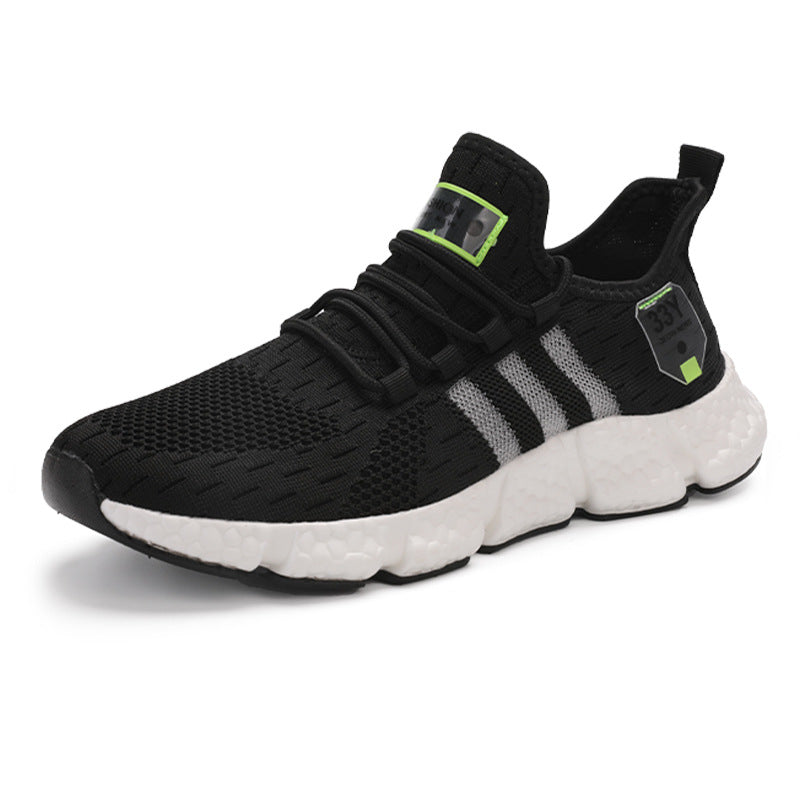 Men's Knit Lightweight Running Sneakers | EVA Sole Athletic Shoes