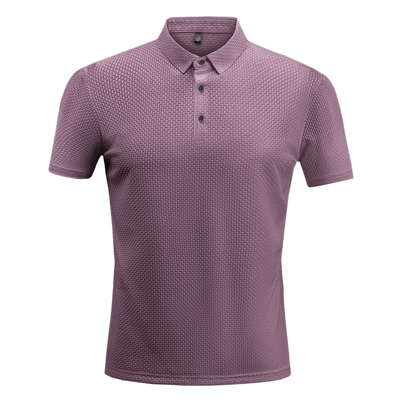 Men's Polyester Polo Shirt | Slim Fit Short Sleeve Golf Top