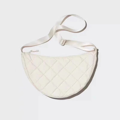 Women's Large Capacity PU Nylon Crossbody Bag | Adjustable Casual Shoulder Bag