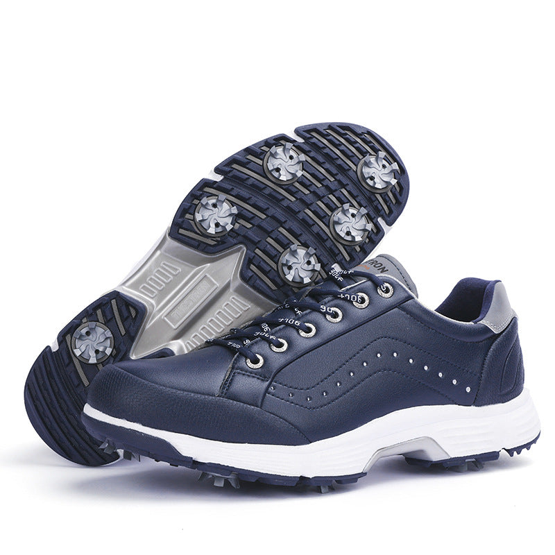 Men's Spiked Golf Shoes | PU Athletic Course Footwear