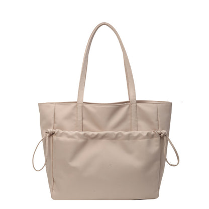 Women's Large Capacity Nylon Drawstring Tote Bag | Lightweight Everyday Bag