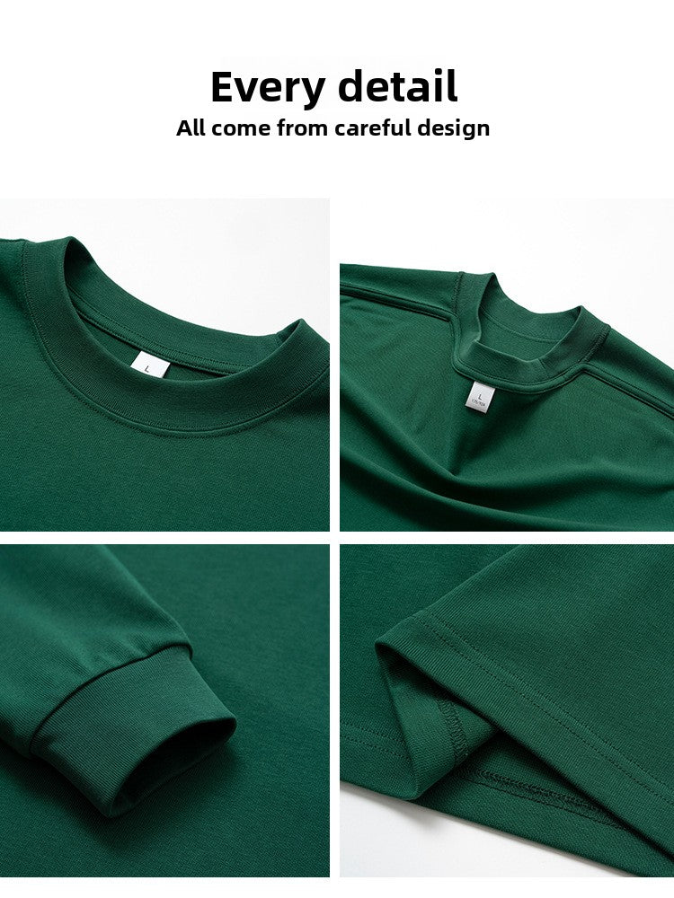 Men's Heavyweight Oversized Cotton T-Shirt | 310g Long Sleeve Tee