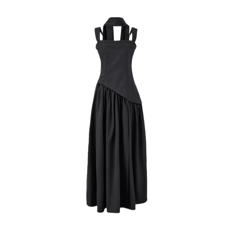 Women's High Slit Square Neck Maxi Dress | Sleeveless Formal Evening Gown