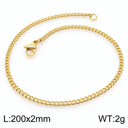 Men's Cuban Link Titanium Steel Chain Bracelet | Unisex Bold Wrist Jewelry