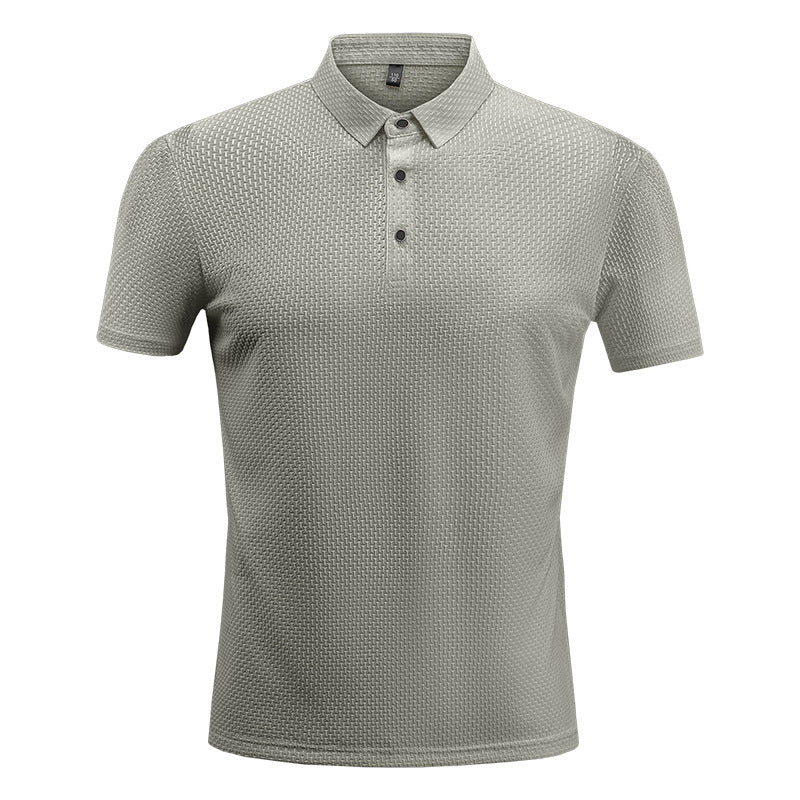 Men's Polyester Polo Shirt | Slim Fit Short Sleeve Golf Top
