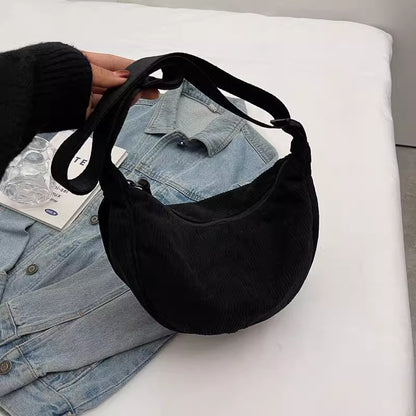 Women's Large Capacity PU Nylon Crossbody Bag | Adjustable Casual Shoulder Bag