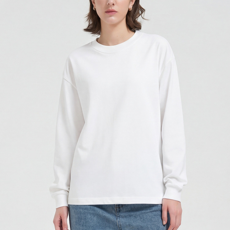 Men's Heavyweight Oversized Cotton T-Shirt | 310g Long Sleeve Tee