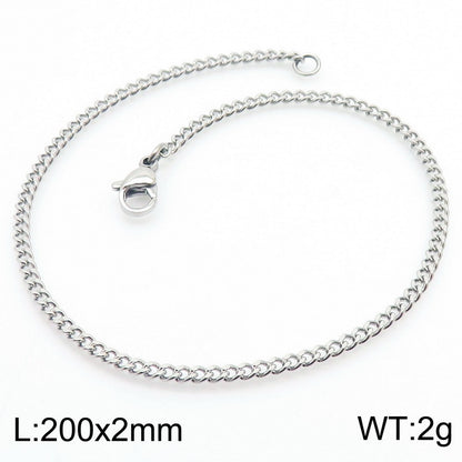Men's Cuban Link Titanium Steel Chain Bracelet | Unisex Bold Wrist Jewelry