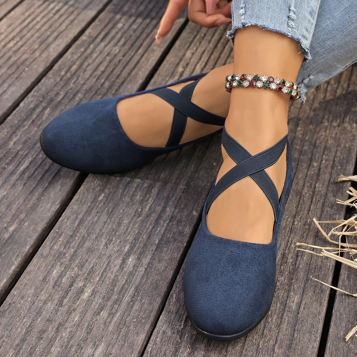 Women's Wedge Loafers | Pointed Toe Slip-On Shoes