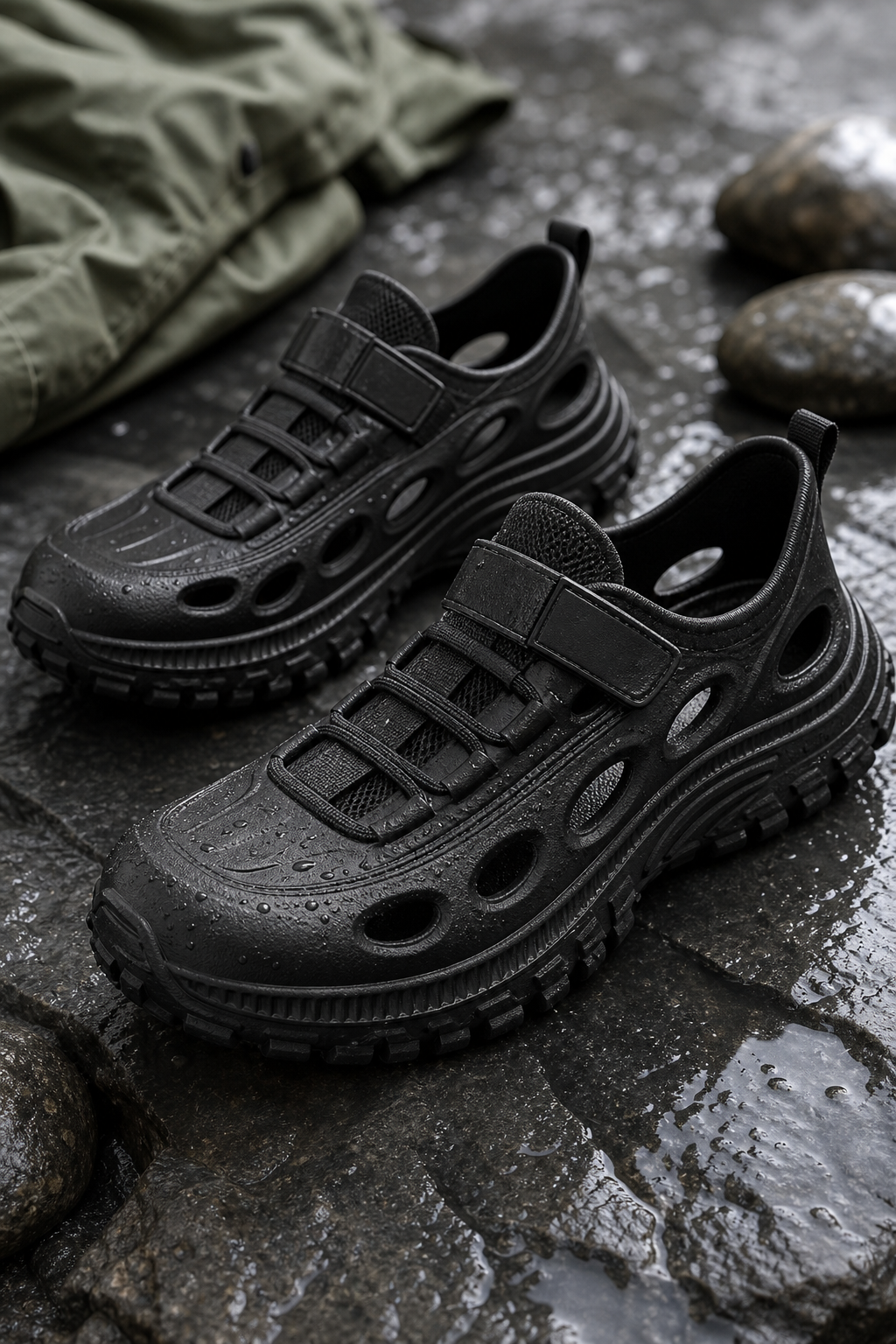 Premium product image of Men's EVA Water Shoes in an outdoor setting