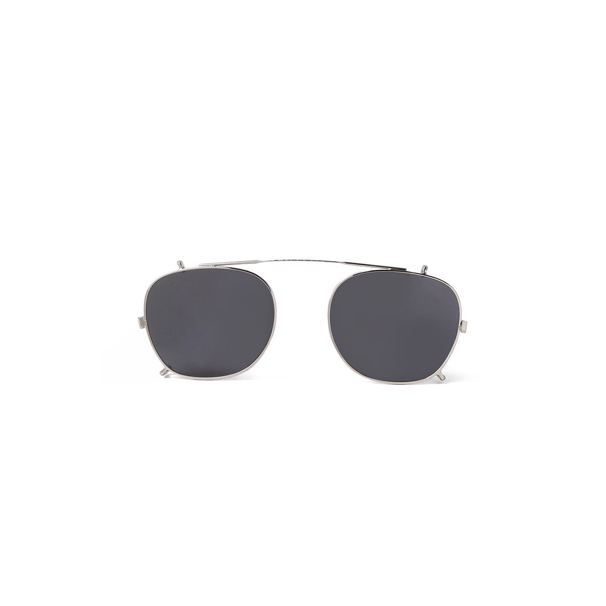 C1 gray polarized clip-on sunglasses, clean text-free product image
