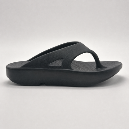 Black arch support EVA flip flop product view